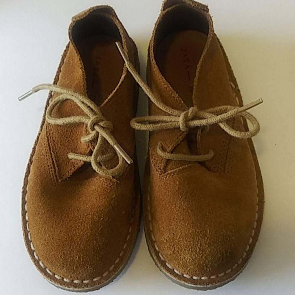 Zara Boys Suede Shoes Size 23